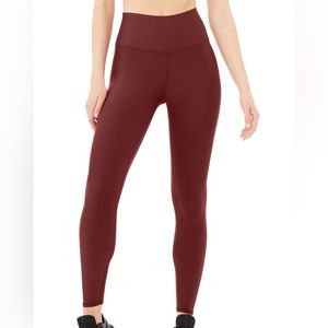 Alo Airlift High Waisted Legging in Cranberry